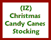 (IZ) Candy Canes Stockin