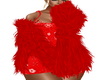 Red Fur W/Dress