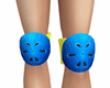 Blue & Yellow knee Pads