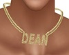 Dean name necklace