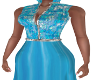 Quandra Sinful Blue Gown