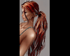 Fiery long ponytail