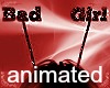 T- Bad Girl Antennae red