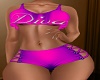 RLL Diva Pink Shortset