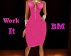 Bm Work It Pink Dress