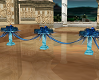 *JL*Wedding garland Blue