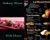 Deli bakery menu Sitting