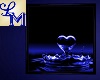 !LM Blue Heart DripFrame