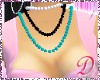 ~D Fashion pearls -Turq