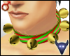 Belled x-mas collar (m)