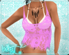 !b Pink Lace Top