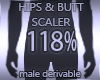 Hips & Butt Scaler 118%
