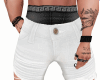 Pants - White 3/4