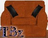 TBz Club Chair - Rust