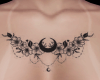 moon tattoo on chest