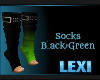 Socks Black/Green