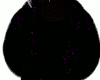 dark fuzzy coat