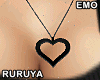 [R] Emo ~Heart~ Necklace