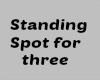 LWR}Standing Spot for 3