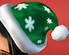 !Snowflake hat green