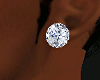 Big diamond earrings 