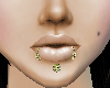 *-*Gold Lip Piercing
