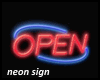 Open neon sign v2