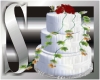 S white wedding cake