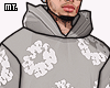 🔥. Tears Grey Hoodie