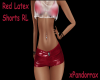Red Latex Shorts RL