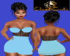 OA_Baby blue mini dress