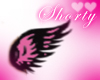 })i({ black pink wings