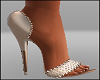Elegant White Gold Shoes