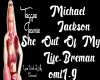 MJ-She Is Out Of My Life