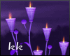 [kk] Neon Purple Candles