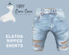 Elatha Ripped Shorts