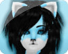 {s} Blue Kitty Ears