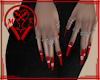 HL W Nails Red