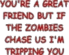 funny zombie sticker