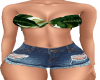 JEAN SHORT N TROPICAL