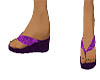 Japanese Purple Sandals