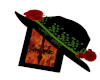 Black Memorial Hat Rose
