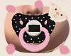 >Girl Bos Pacifier