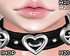 Choker Heart Black