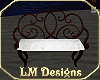 Island Wedding Bench