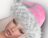 Pink Velvet Santa Hat