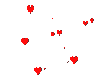 Floating hearts