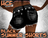 HCF Black Summer Shorts 