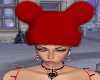 Teddy Fur Hat Red