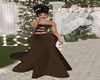 CHOCOLATE GOWN XXL